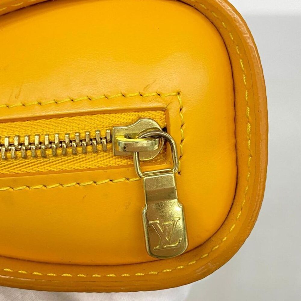 Louis Vuitton Dauphine Yellow Leather Clutch Bag (Pre-Owned) - Picture 8 of 10